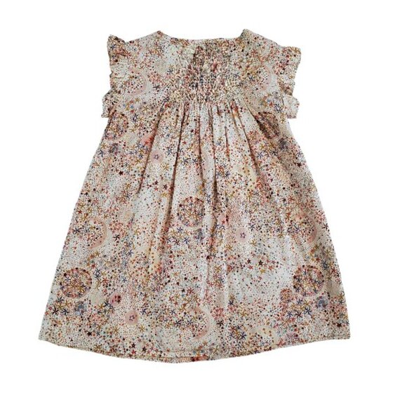 Emile et Ida Liberty Fabric Constellation Stars Dress Size 8A - Picture 4 of 5